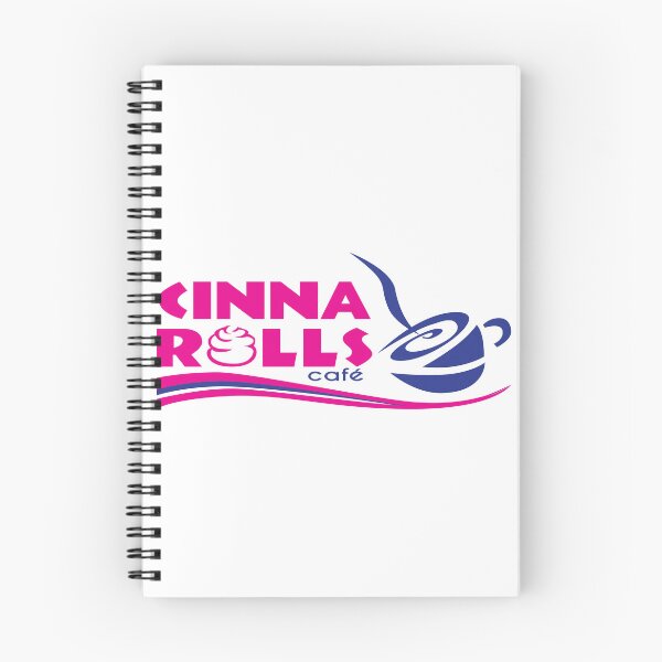 Item preview, Cinna Rolls Cafe Pink and Blue Logo designed and sold by achristiaf.