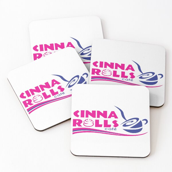 Item preview, Cinna Rolls Cafe Pink and Blue Logo designed and sold by achristiaf.