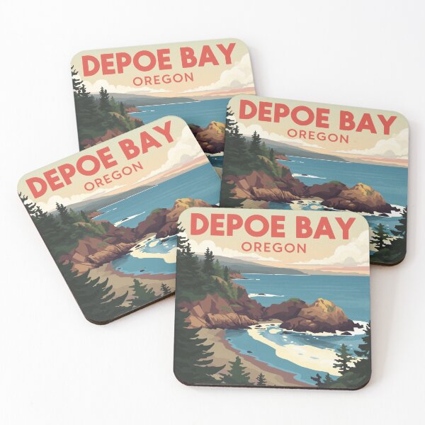 Aperçu de l'œuvre Depoe Bay, Oregon créée et vendue par PamLeeDesign.