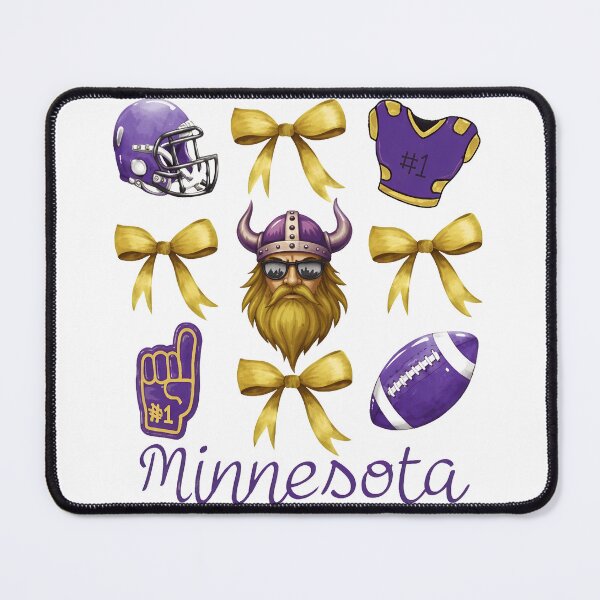 Item preview, Minnesota Viking Football Spirit Purple Gold Design designed and sold by MariaLoga71766.