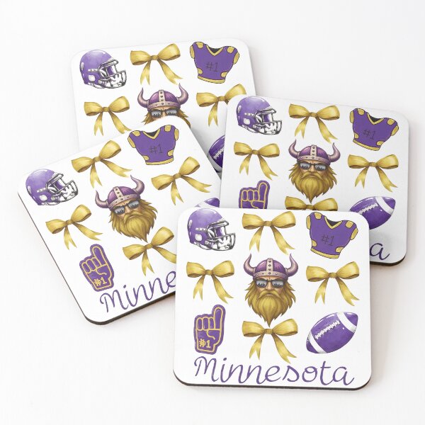 Item preview, Minnesota Viking Football Spirit Purple Gold Design designed and sold by MariaLoga71766.