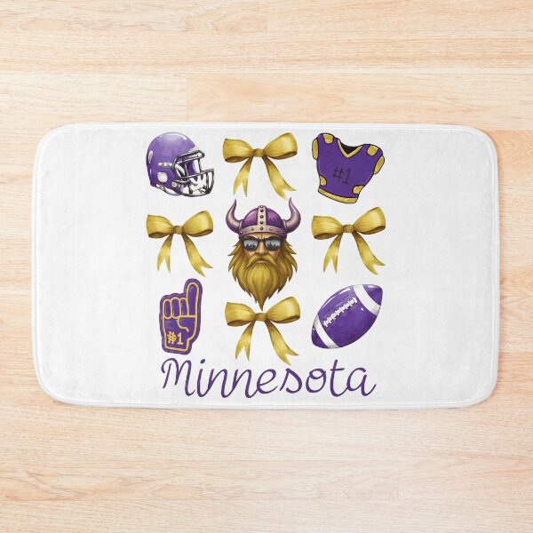Item preview, Minnesota Viking Football Spirit Purple Gold Design designed and sold by MariaLoga71766.