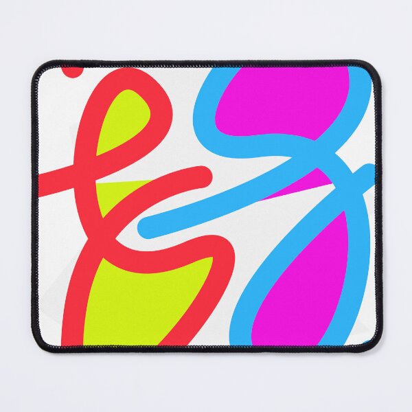 Item preview, Vibrant Chaos: Cyan and Magenta Intersect designed and sold by The Nomadic Designs.