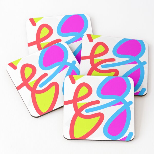 Item preview, Vibrant Chaos: Cyan and Magenta Intersect designed and sold by The Nomadic Designs.
