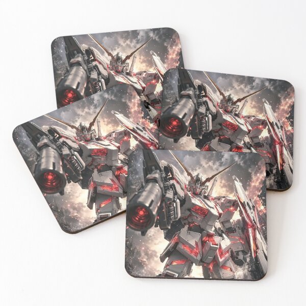 Item preview, Unicorn Gundam Destroy Mode RX-0 | Red Psycho-Frame Mecha Anime Battle designed and sold by Dyan4.