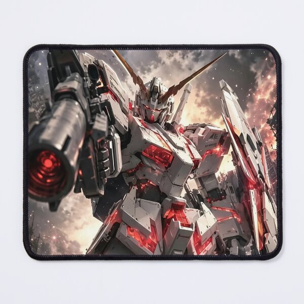 Item preview, Unicorn Gundam Destroy Mode RX-0 | Red Psycho-Frame Mecha Anime Battle designed and sold by Dyan4.