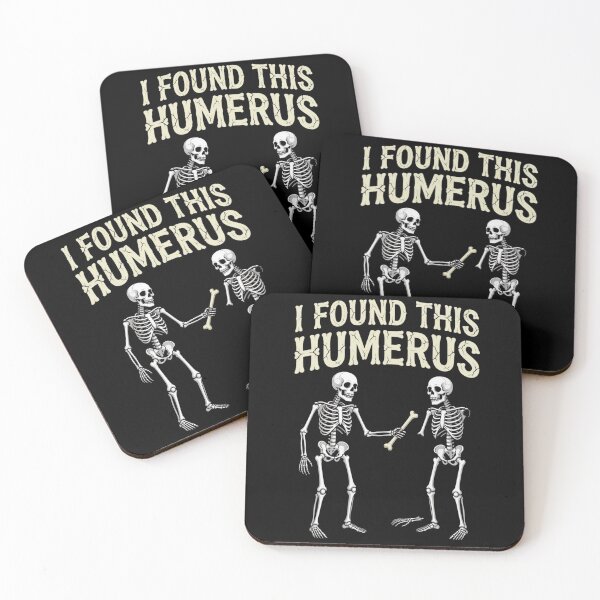 Item preview, I Found This Humerus Funny Skeleton Science Pun designed and sold by CF_VintageDesign.