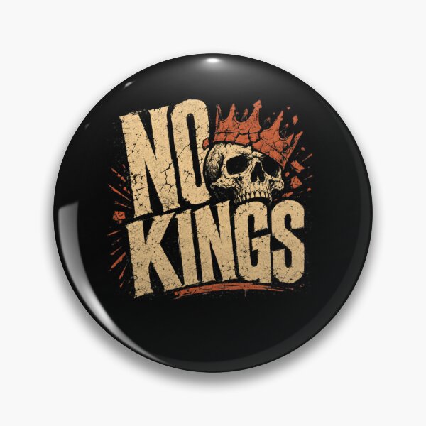 Item preview, No Kings Anti Monarchy Anarchy Rebel Freedom designed and sold by SkeletonsDanger.