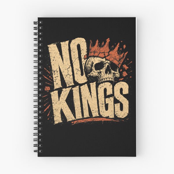Item preview, No Kings Anti Monarchy Anarchy Rebel Freedom designed and sold by SkeletonsDanger.
