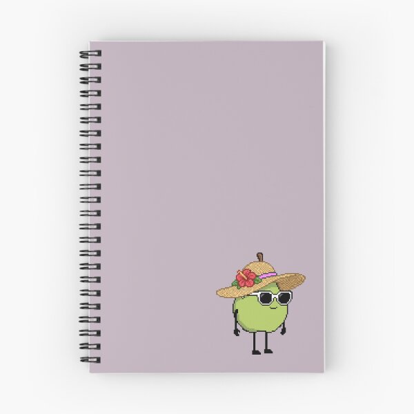 Item preview, European pear Pixel with a Straw Hat (PK) designed and sold by White Rim Mates.