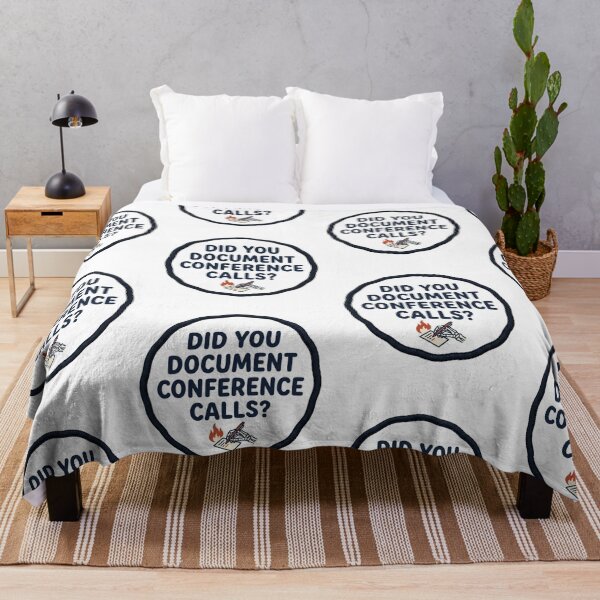 Item preview, Did You Document Conference Calls Funny Office Work Sarcastic Meeting Quote designed and sold by raedattia.
