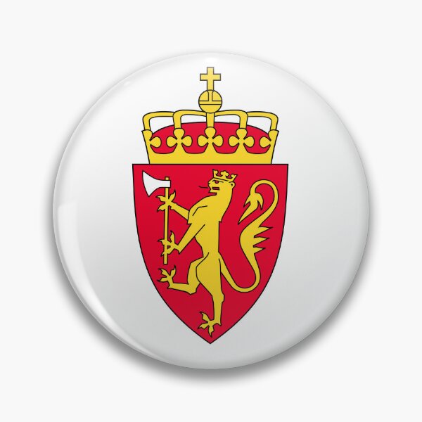 Item preview, Norwegian Royal Coat of Arms - Heraldry design designed and sold by Heraldry design.