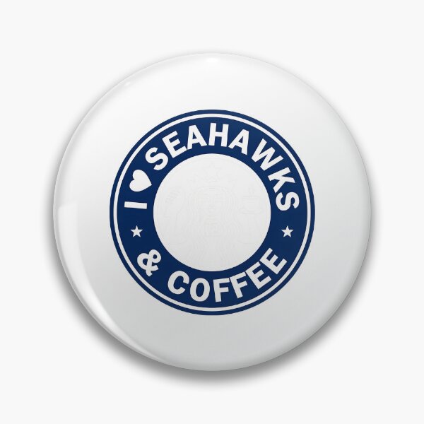 Item preview, Coastal Seahawk Coffee Emblem Vintage Sports Style designed and sold by Christina70921.