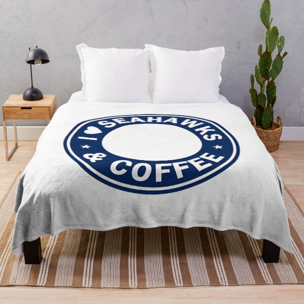Item preview, Coastal Seahawk Coffee Emblem Vintage Sports Style designed and sold by Christina70921.