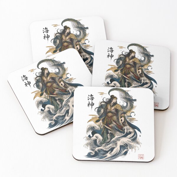Item preview, Susanoo Ocean Tempest | Japanese Sea God & Dragon Art designed and sold by kaxymax.