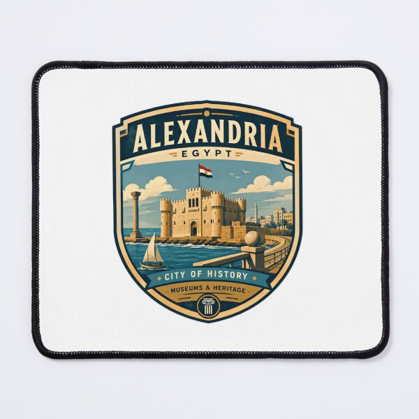 Item preview, Alexandria Egypt City Of History Museums & Heritage Travel Souvenir designed and sold by Simsimah26Parks.