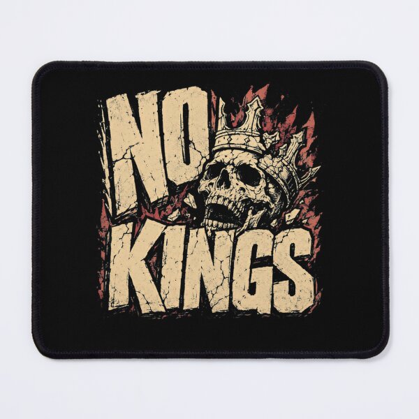 Item preview, No Kings Anti Monarchy Rebellion Anarchy Freedom designed and sold by SkeletonsDanger.
