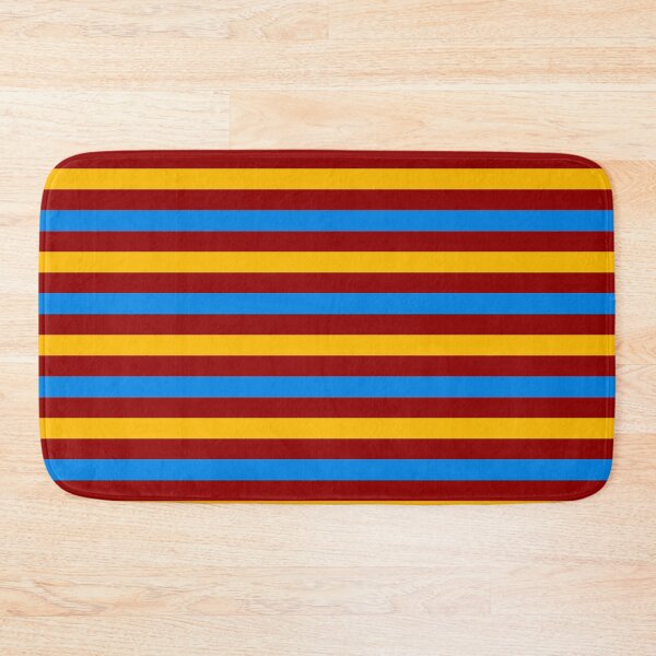 Item preview, Yellow And Blue Stripes Design Red  designed and sold by PatternTitan.