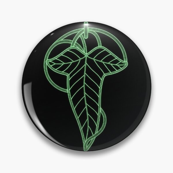 Item preview, Magical Green Forest Leaf Pin designed and sold by KeremYurtseven.
