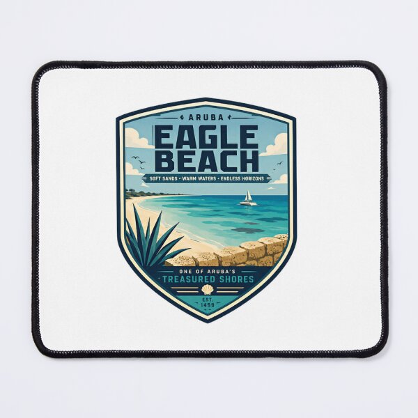 Item preview, Aruba Eagle Beach Soft Sands Warm Waters Endless Horizons One Of Aruba's Treasured Shores Travel Vacation Beach Lover designed and sold by Simsimah26Parks.
