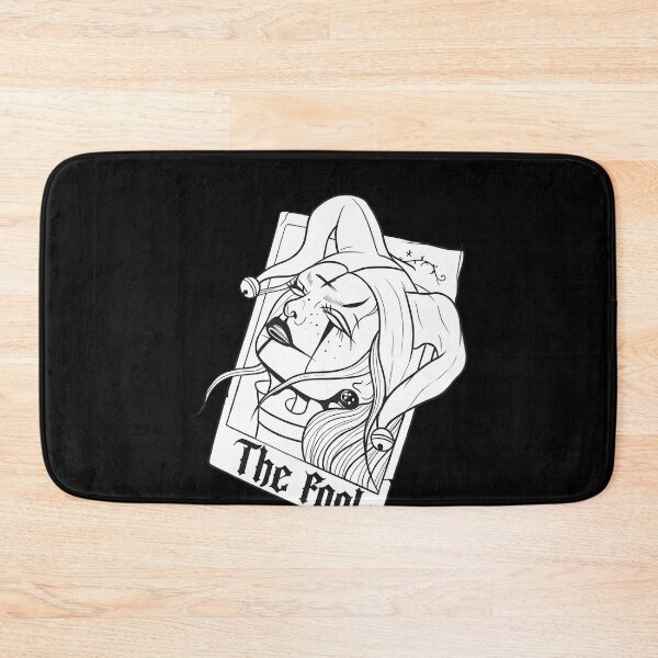 Item preview, The Fool Tarot Card Goth Harlequin Design designed and sold by OH-MY-GOTH.
