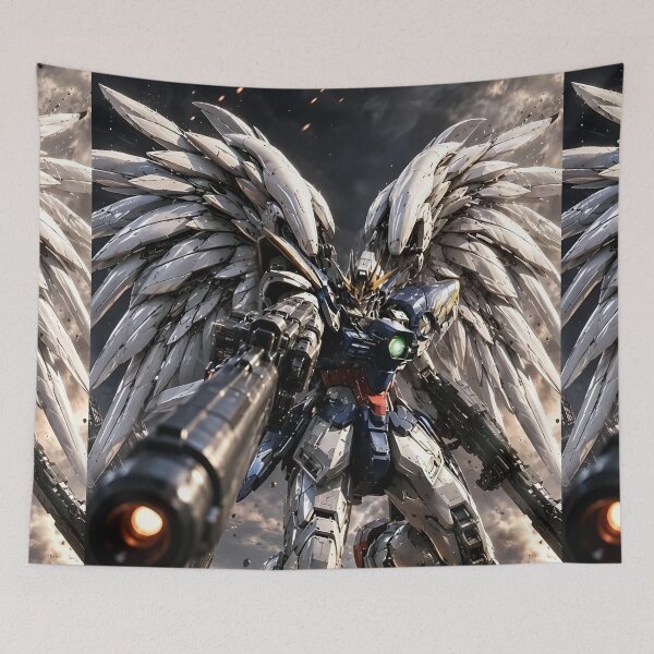 Item preview, Wing Gundam Zero Custom EW | Angel Wing Mecha Warrior | Epic Anime Sci-Fi Battle designed and sold by Dyan4.