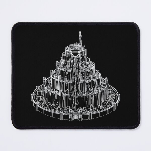 Item preview, White Tiered Mountain Fortress City designed and sold by KeremYurtseven.