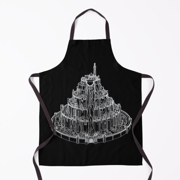 Item preview, White Tiered Mountain Fortress City designed and sold by KeremYurtseven.