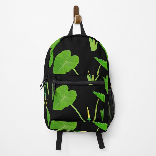 Item preview, Vector illustration of a taro plant with green leaves and a yellow flower. designed and sold by MiMee4451.