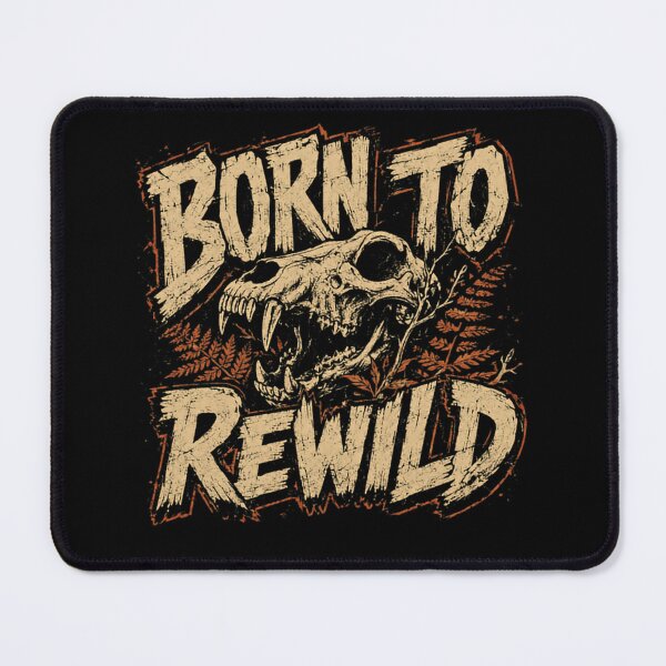 Item preview, Born To Rewild Wilderness Nature Conservationist designed and sold by SkeletonsDanger.