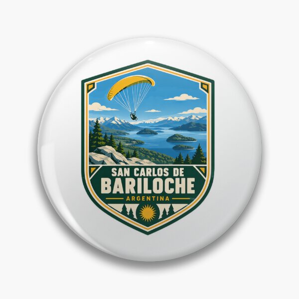 Item preview, San Carlos De Bariloche Argentina Paragliding Travel Souvenir designed and sold by Simsimah26Parks.