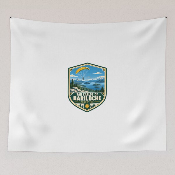 Item preview, San Carlos De Bariloche Argentina Paragliding Travel Souvenir designed and sold by Simsimah26Parks.