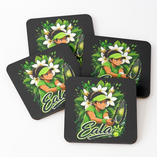 Item preview, Eala inspired tennis floral designed and sold by DreadFlockArt.