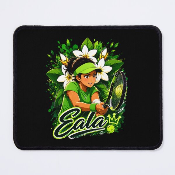 Item preview, Eala inspired tennis floral designed and sold by DreadFlockArt.