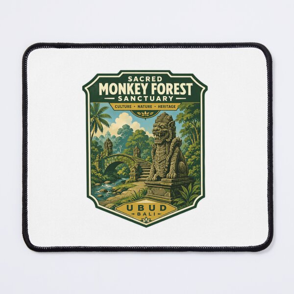 Item preview, Sacred Monkey Forest Sanctuary Ubud Bali Culture Nature Heritage Traveler Souvenir designed and sold by Simsimah26Parks.