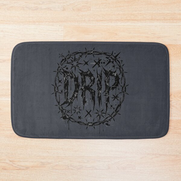 Item preview, DRIP Y2K Grunge Barbed Wire Typography designed and sold by DripCultureLab.