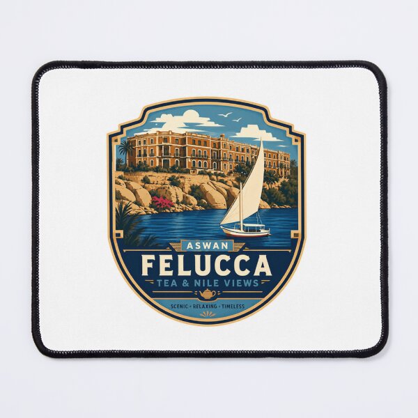 Item preview, Aswan Felucca Tea & Nile Views Egypt Travel Souvenir designed and sold by Simsimah26Parks.