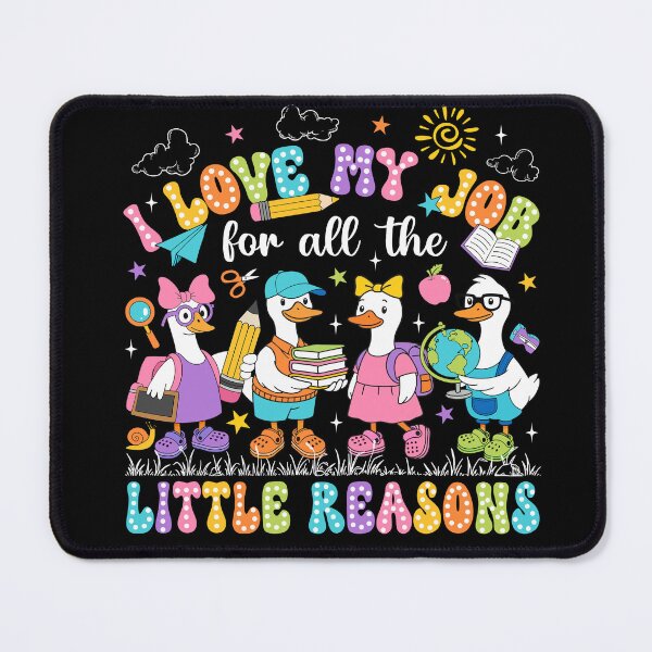 Item preview, I Love My Job Little Reasons Teacher Ducks designed and sold by varin-studio.