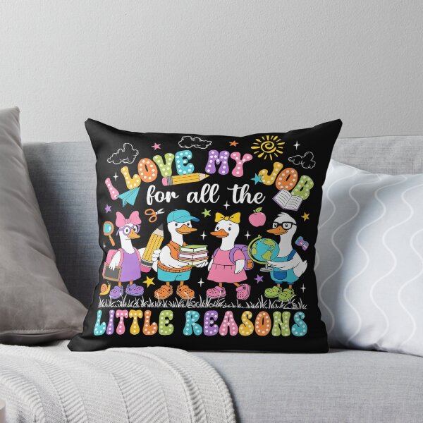 Item preview, I Love My Job Little Reasons Teacher Ducks designed and sold by varin-studio.