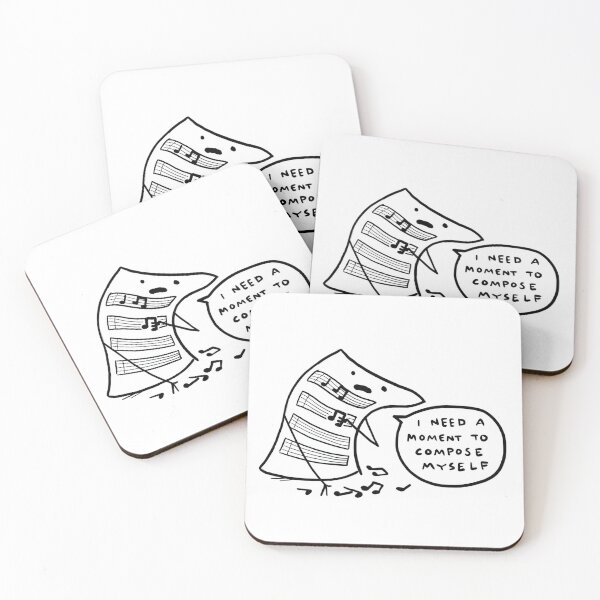 Item preview, I Need A Moment To Compose Myself Funny Music Pun designed and sold by JossDesign15.