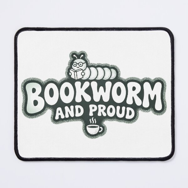 Item preview, Bookworm and Proud Funny Reading Lover designed and sold by C-Plus-Home.
