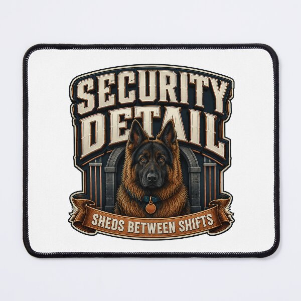 Item preview, Security Detail Sheds Between Shifts German Shepherd designed and sold by FZ Designs.