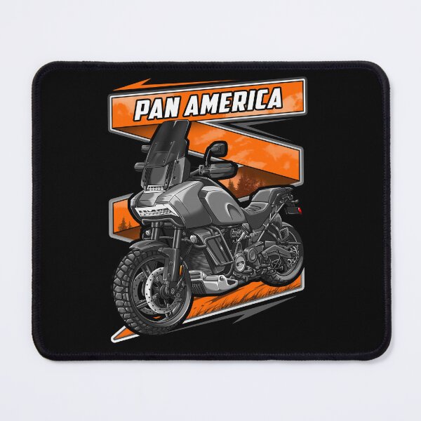 Item preview, Motorcycle Pan-America 1250 2021-2023 Vivid Black for Motorcycle Riders designed and sold by MotoApparelHub.