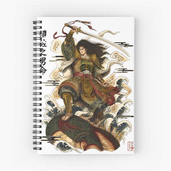 Item preview, Susanoo Slayer of Yamata no Orochi | Japanese Mythology Samurai Art designed and sold by kaxymax.