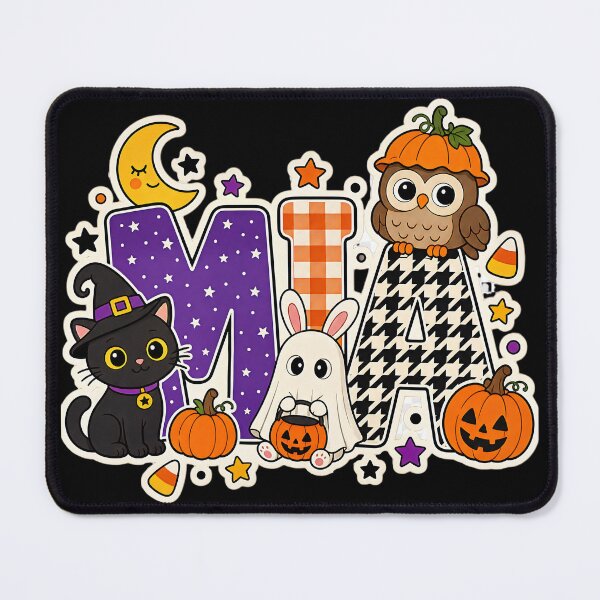 Item preview, Custom Name Letter Block Shirt | Cute Animal Halloween Design designed and sold by MOCH- ART.