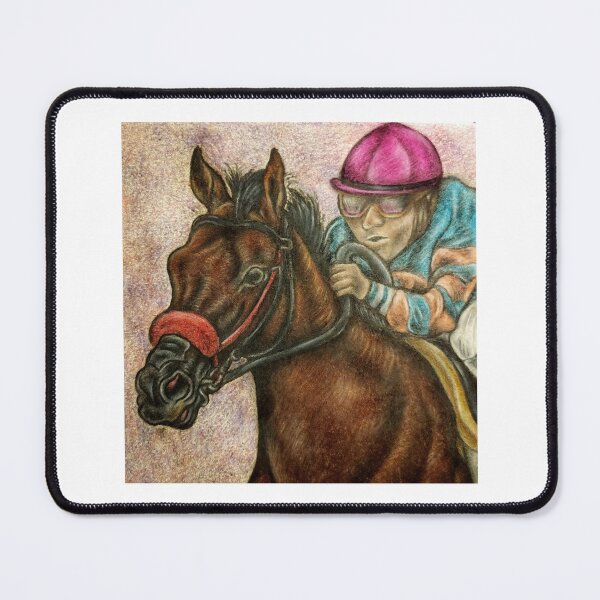 Item preview, Come Dancing racehorse - with backround designed and sold by Carmen Jimenez.