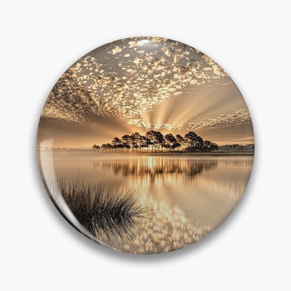 Item preview, Golden Sunset Over Lake designed and sold by andreisky.