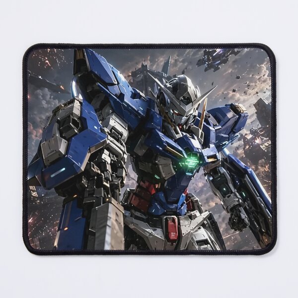 Item preview, Gundam 00 Setsuna F. Seiei Blue Mobile Suit Mecha Battle Artwork designed and sold by Dyan4.