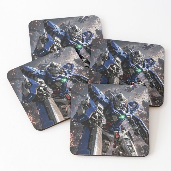Item preview, Gundam 00 Setsuna F. Seiei Blue Mobile Suit Mecha Battle Artwork designed and sold by Dyan4.