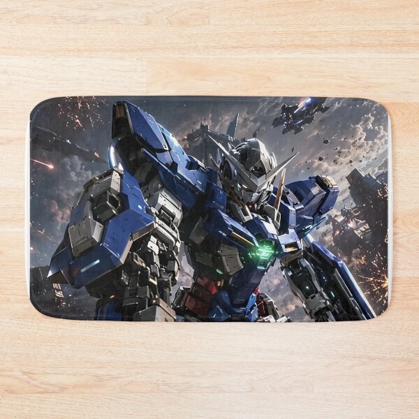 Item preview, Gundam 00 Setsuna F. Seiei Blue Mobile Suit Mecha Battle Artwork designed and sold by Dyan4.